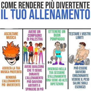 Come rendere interessante il tuo allenamento