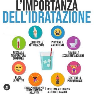 L’importanza dell’idratazione