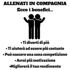 Allenarsi in compagnia